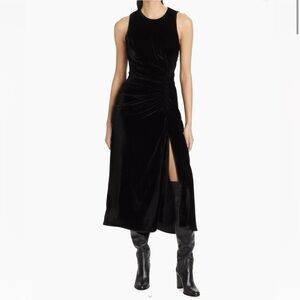Ulla Johnson Cornelia Velvet Midi Dress Size 4 New and never worn